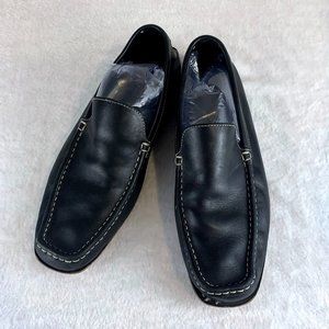 Rockport Black Leather Moccasin Slip-On Loafer